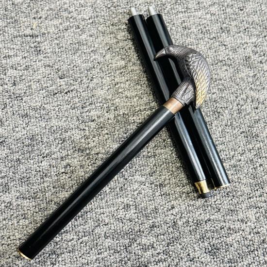 Brass Raven Crow Handle Designer Black Wooden Walking Stick Cane Gift London Seller Birthday Gift