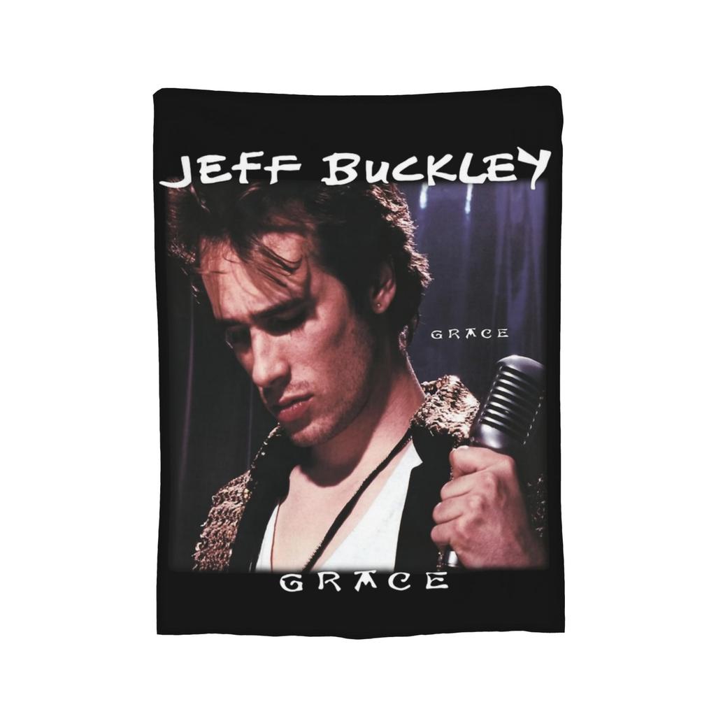 Jeff Buckley Volle Momente Legende Sänger Rock Flanell Überwurfdecke Decke für Bettwäsche Outdoor Super Warm Bettwäsche Überwürfe,