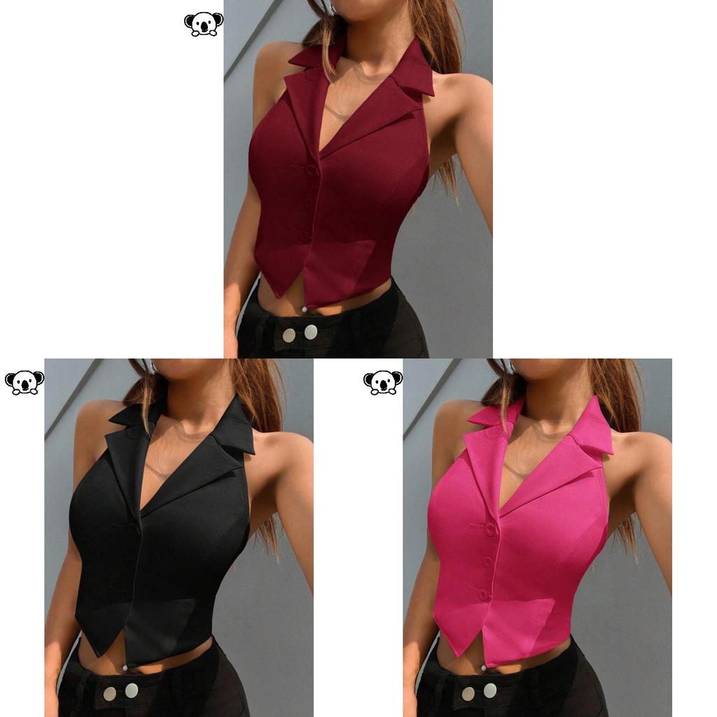 Dámský crop top s véčkovým výstřihem a špagetovými ramínky pro městský street style