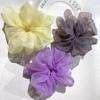 Super Bright Organza Large Intestine Ring Hair Band Girl Head Band Fashion Wide Edge Hair Accessories
