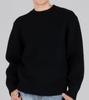 Beoteunseoul Wool Blend Round Heavy Knit (Black)