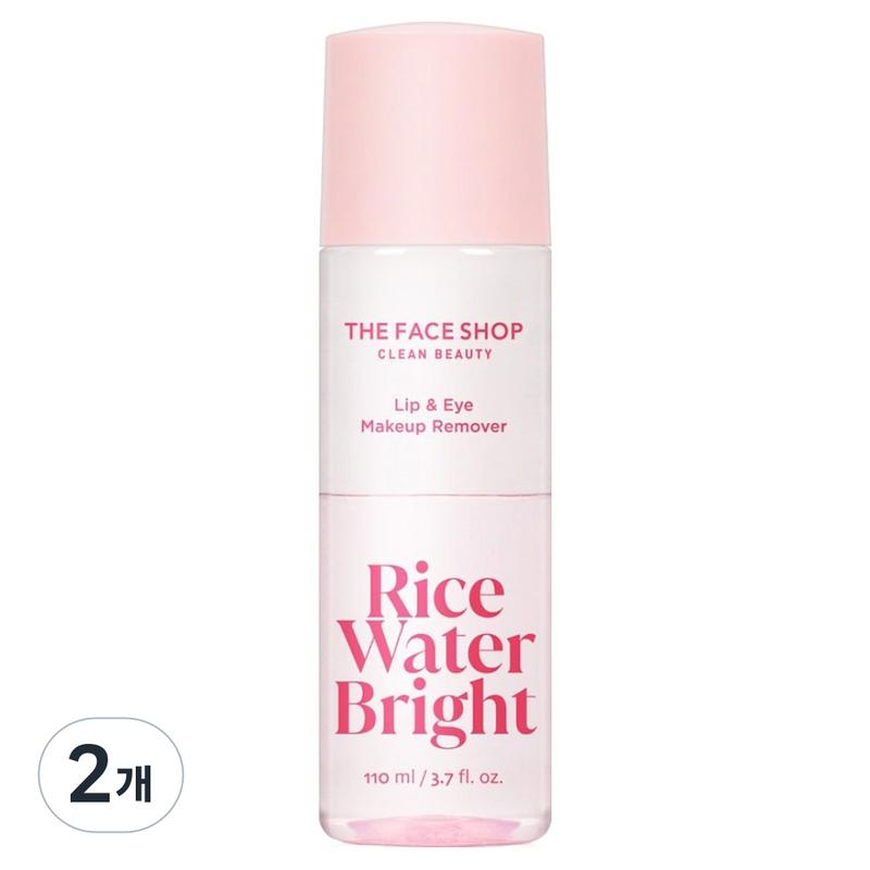 TFS. Cleansing The Face Shop Migamsu Bright Lip & Eye Makeup Remover, 2 pcs, 110ml