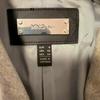 Used Long coat with belt light gray
