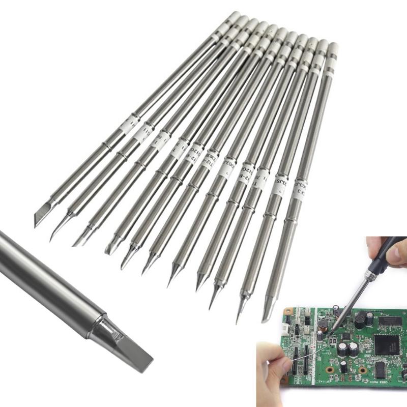 Soldering Iron Tips Electric Welding Tool Replacement Tips Soldering Station Tips 11 Types Soldering Tool
