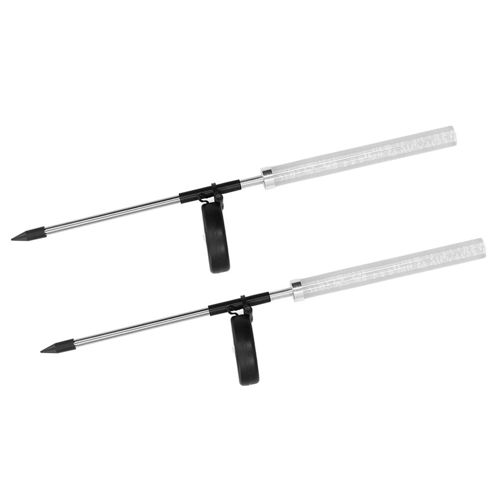 2pcs Solar Landscape Light Colorful Gradient Waterproof Decorative Outdoor Bubble Stick Lamp for Garden Lawn Courtyard