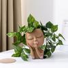 Silicone Planter Mold Big for Head for Doll Flower Pot Resin Casting Mold Cute for Doll Succulent Planter Epoxy Mold Han