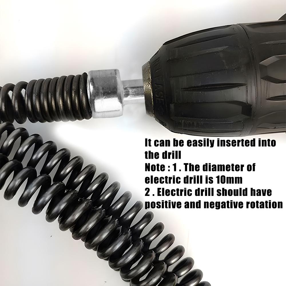 Sinks Basin Pipeline Clogged Remover Tools Drain Cleaner With Connector Pipe Dredging Tool 3M