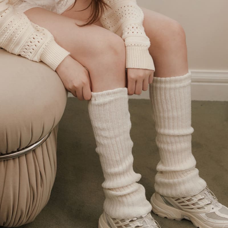 Tatiana Fluffy Knit Leg Warmers SC8089 2 Colors