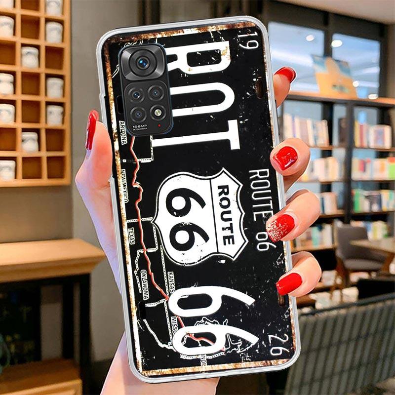 License New York Plate Number Cover Phone Case For Xiaomi Redmi Note 15 14 13 12 11 10 Pro Plus 14S 12S 11S 11T 11E 10S Soft Fun
