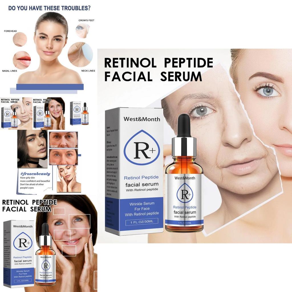 West Month Retinol Facial Serum For Brightening Hydration And Firming Skin 30ml