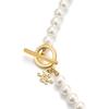 Lieri Magnetic Pearl White X Relieves Shoulder Colantotte Official Colantotte Brand Necklace, Gold, 42cm, Women's, Stylish, Stiffness, Cute, Pearl,