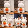 Rabbit Plush Cute Doll With Embracing Persimmon Decorations For Kids Gift