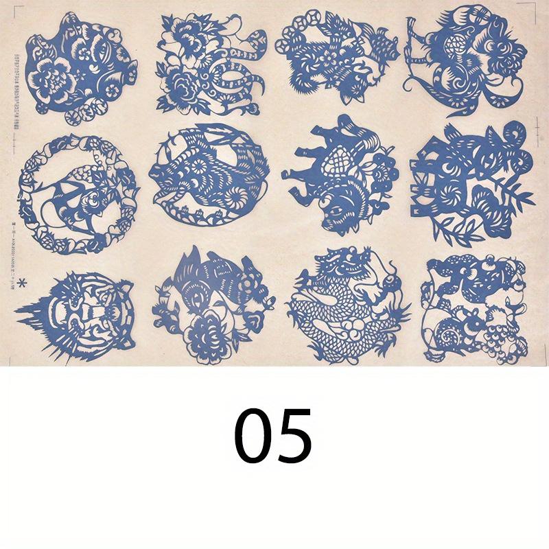 1 pz Carta Trasferibile in Argilla Porcellana Blu e Bianca, Carta Decalcomania Fai da Te per Ceramica Argilla, Carta Trasferibile per Argilla Ceramica, Artigianato Tradizionale, Carta Riutilizzabile