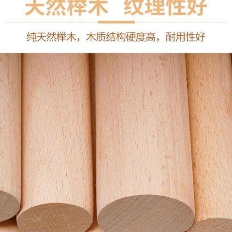 Dabīgs buka koka apaļš stienis DIY