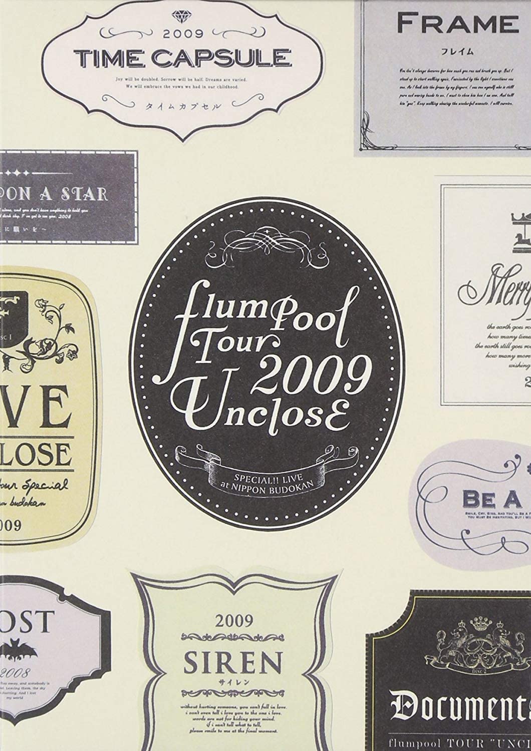 

DVD Flumpool Tour 2009 Unclose Spec AZBS1002 Japan Music Video Used