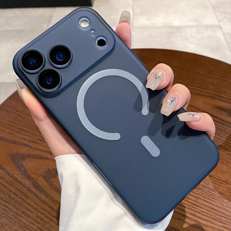 Luxury Ultra Thin Matte For Magsafe Case for iPhone 17 Air 16 15 14 Plus 13 12 11 Pro Max Magnetic Wireless Charge Clear Cover