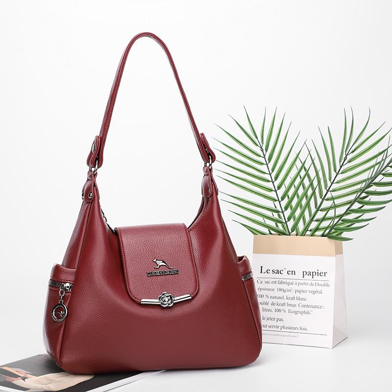 Unterarmtasche mit großem Fassungsvermögen, Trendige und modische Ein-Schulter-Tasche, Pendler-Leichtluxus-Umhängetasche