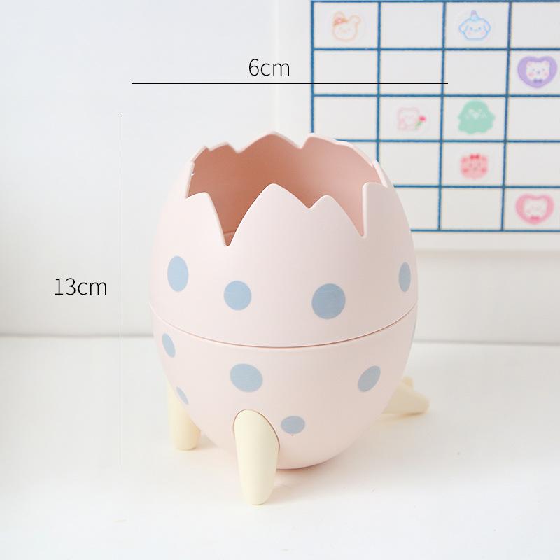 

Creative Cartoon Dinosaur Egg Storage Box Ins High Beauty Cute Tripod Home Desktop Multifunctional Storage Box Pen Holder
