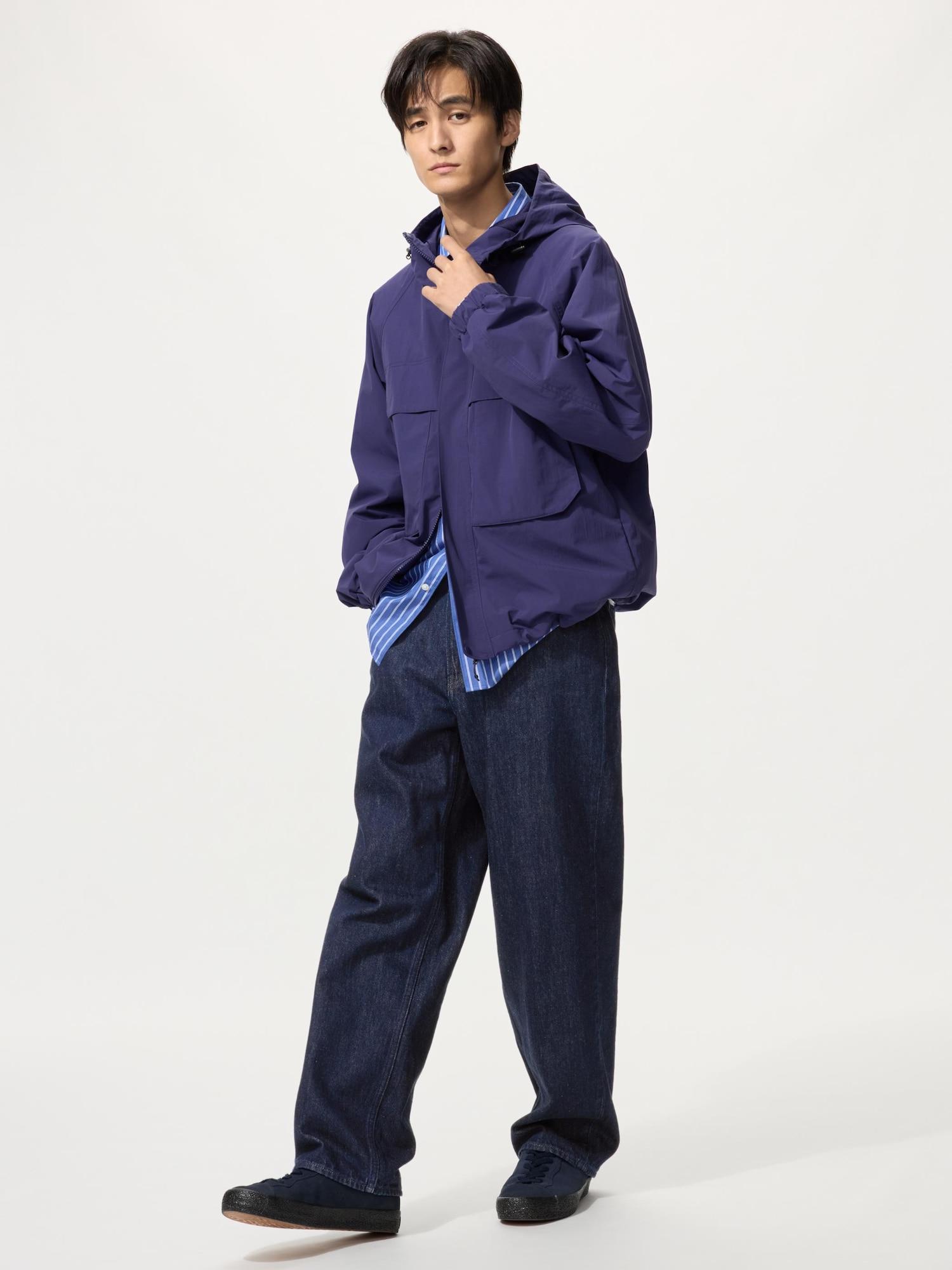 

Широкие прямые джинсы Uniqlo 68 BLUE/UNISEX 33