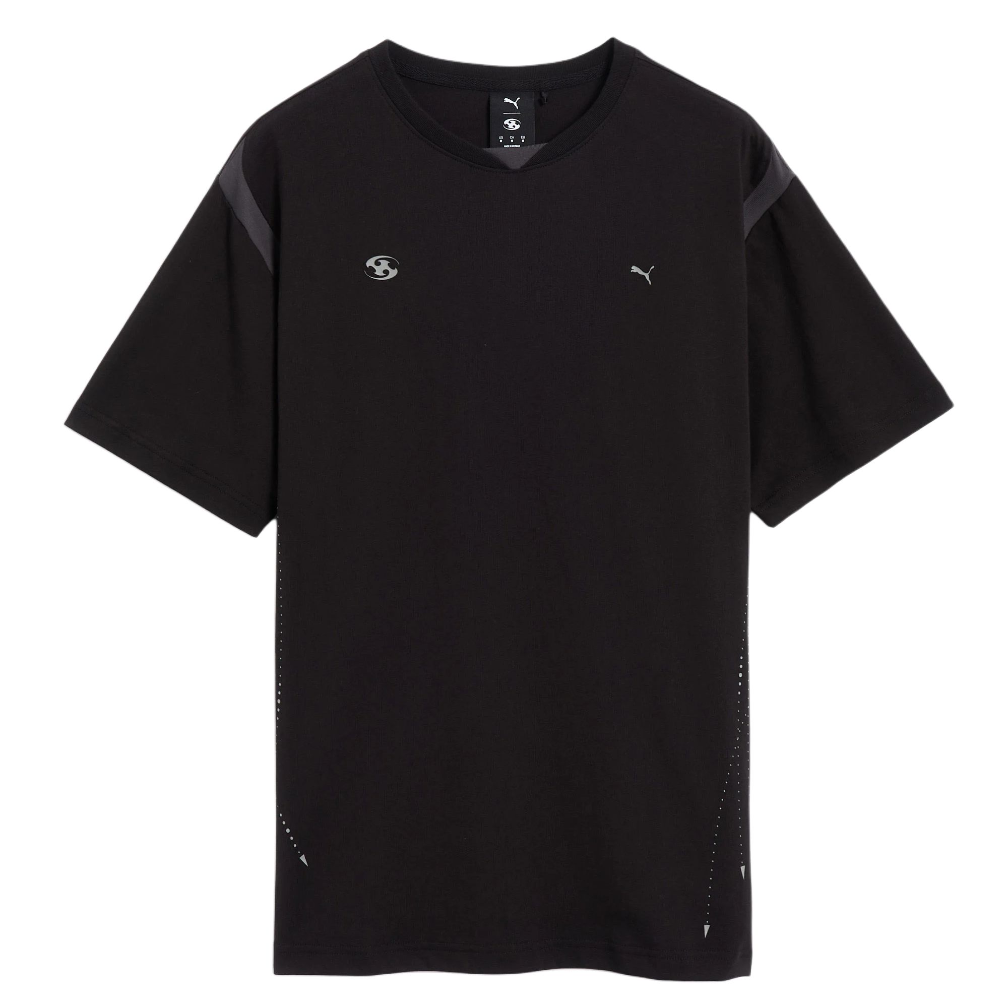Puma X San San Gear Коллаборация FW25 Логотип бренда Простая футболка с коротким рукавом Мужские топы 632548-01 S