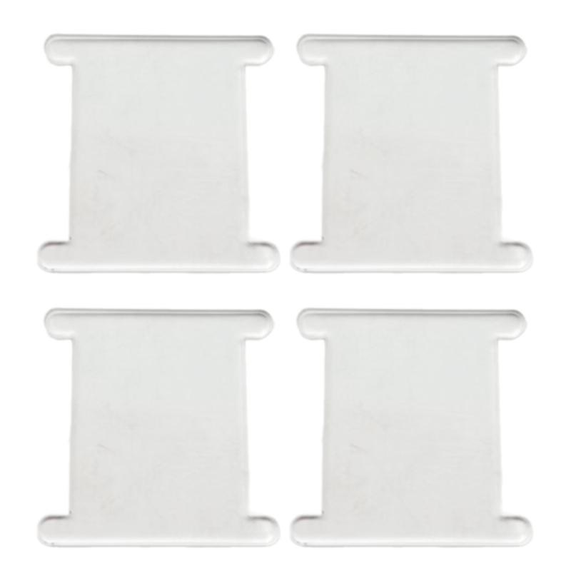 2/4Pcs Acrylic Floss Bobbins Embroidery Thread Bobbins Acrylic Thread Winders for Stitching Thread Sewing Thread Storage