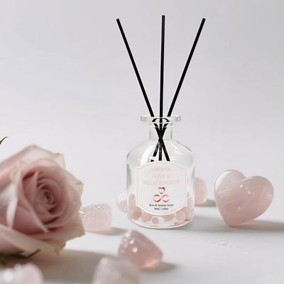 Flammenloses Schilf-Diffusor-Set - Flasche mit ätherischem Öl und Rattan-Stäbchen | Auto-Lufterfrischer, Winter-Weihnachtsgeschenk, Geschenk für Frau