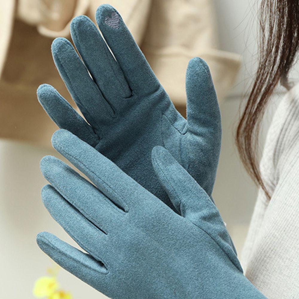 Ladies Winter Accessories German Fleece  Gloves Korean Style Mittens Women's Gloves