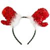 Christmas Sequins Headband Party Costume Hat Party Karaoke Punk Photo Props Cool Party Hat Hair Hoop Photo Props