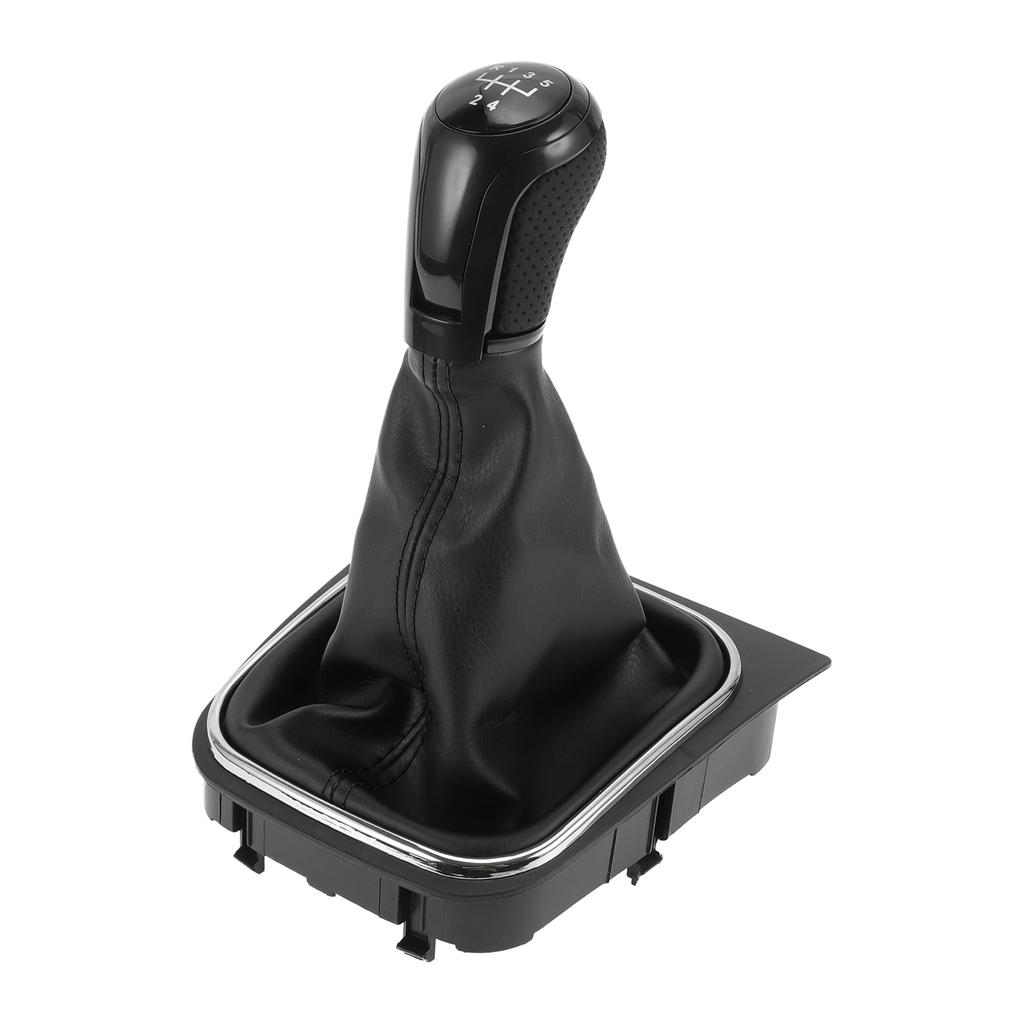 TUCKBOLD Covered Manual Gear Shift Knob for VW Black 5-Speed E-os 2006-2015 (1pc)