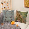 Novel A-A Court Of Thorns And Roses 2 Pillow Case Natural Linen Pillow Case Double-Sided Decor Sofa Pillowcase Home Decor