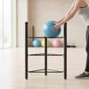 Metal Ball Storage Shelf Freestanding Exercise Rack for Home Gym