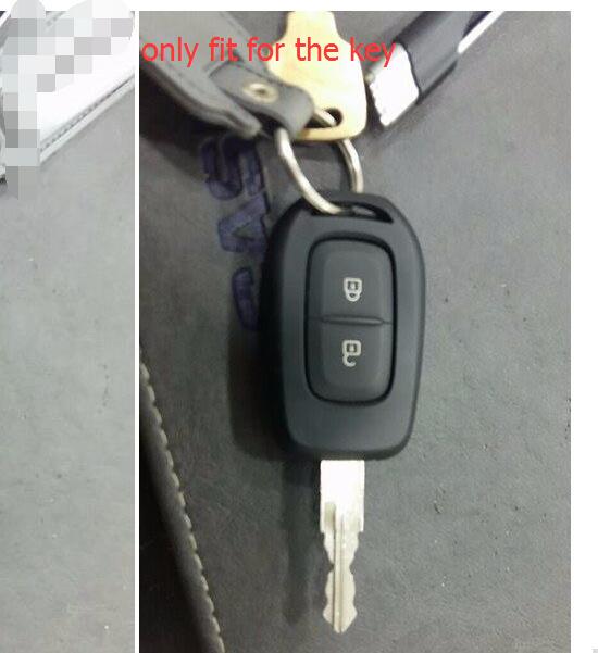 Zad Silicone Rubber Car Key Cover Case Shell Set For Renault Duster Dacia Scenic Master Megane 2 Button Remote Key Cover