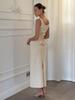 2026 Frühjahr/Sommer Träger-Slipkleid Set: Spaghetti-Träger Taillenbetonendes Oberteil + Fishtail-Rock für Damen