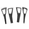 4X Carbon Fiber Interior Window Lift Switch Button Cover Trim For Tesla Model 3Y
