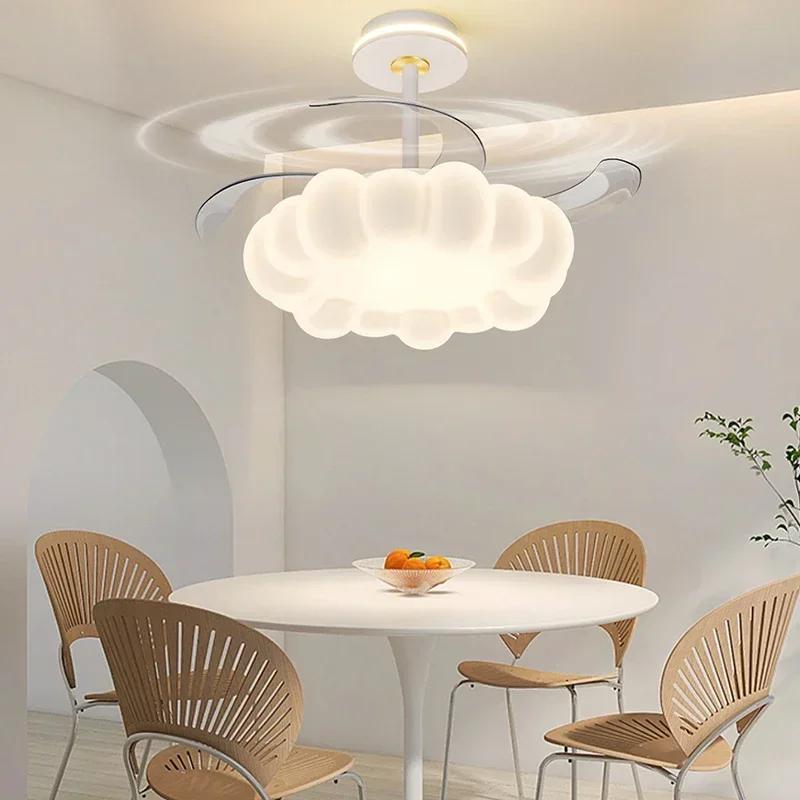 Modern luxury fancy ceiling fan with Light remote control living room Nordic dining room home decoration ventilation ceiling fan