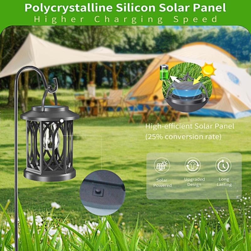 Solar Flame Hanging Lamp Solar Garden Lights Garden Patio Yard Paths Light Outdoor Lighting for Outdoor Decoration