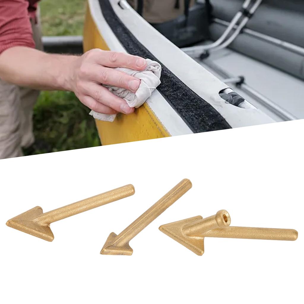 3pc Soldering Iron Tips Set Copper Triangular Smoothing Head Replacement Tips for 80Watt Plastic Welder Repair Tool