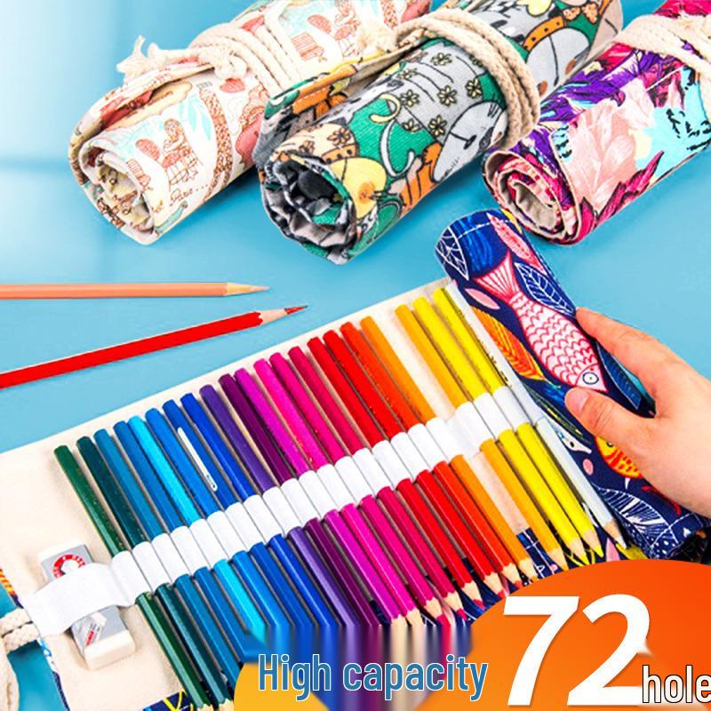 Large Capacity Dirt-Resistant Pencil Case - Stylish & Portable for Primary School and Art Supplies