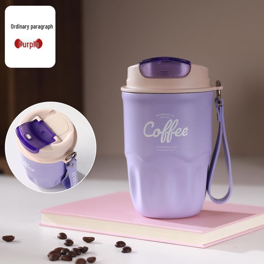 Stainless Steel Smart Coffee Thermos Cup with Seamless Inner Liner - Portable & Stylish Gift
