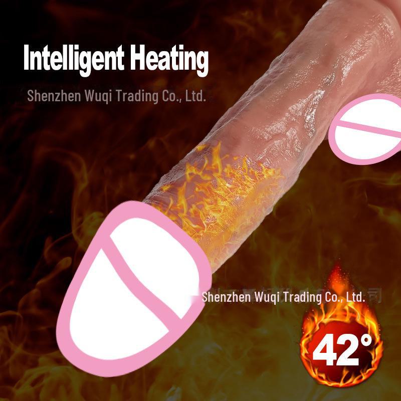 Electric Silicone Thrusting Dildo - Female Masturbator Sex Toy