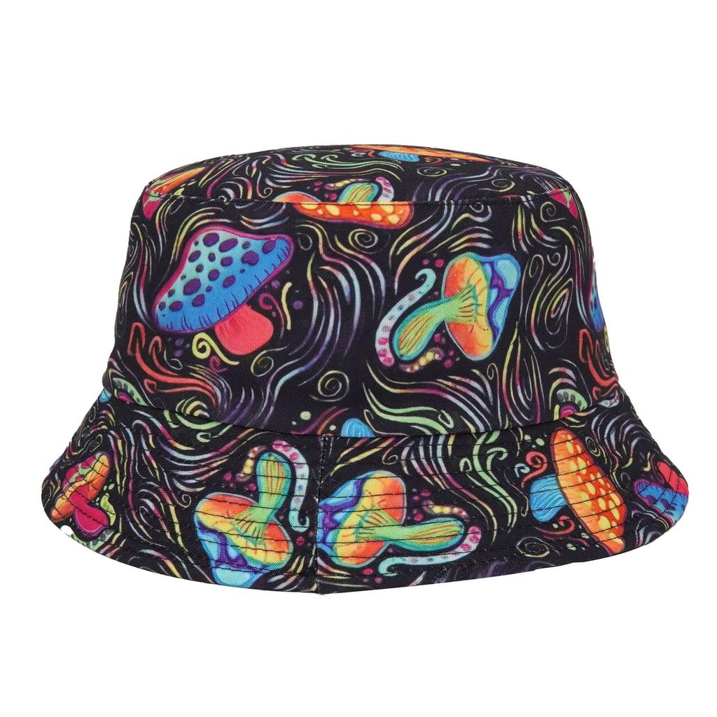 2023 Custom Sublimation Printing Double-Sided Bucket Hat All Over Printing Reversible Bucket Hats