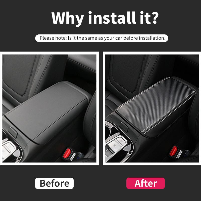 Car Leather Center Console Seat Box Pad Armrest Cover Protective Cover Case For Hyundai Tucson  2022 NX4 Hybrid