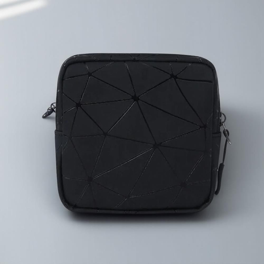 PU Skórzana Torba do Przechowywania Podpasek Wodoodporna Podkładki Przenośna Kosmetyczka Ciocia Bagaż Podręczny Portmonetka Mała Torba