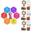 Educational Magnetic Blocks Building Kit Featuring Durable Nontoxic Plastic And Bright Multicolor Design