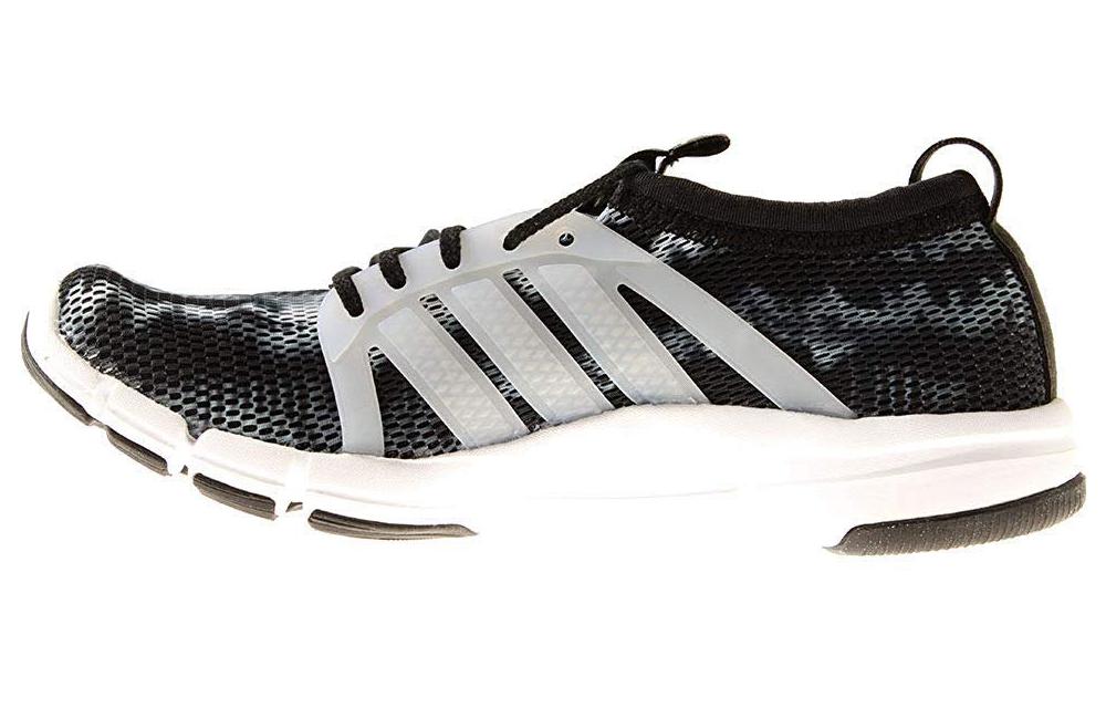 

Adidas Core Grace Fabric Cushioning Slip Resistant Low top Training Shoes Women s Black White BB3873 39