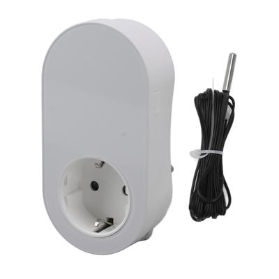 16A Smart WiFi Thermostat Plug Outlet Automatic Adjustable Wireless Plug In Temperature Controller