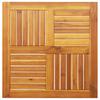 Table Top 70x70x2 cm Square Solid Acacia Wood