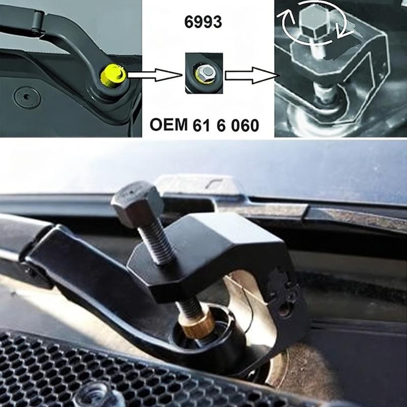 Windscreen Wiper Arm Puller Auto Windshield Wiper Arm Removal Tool Heavy Duty Remover Tool Quick Disassembly