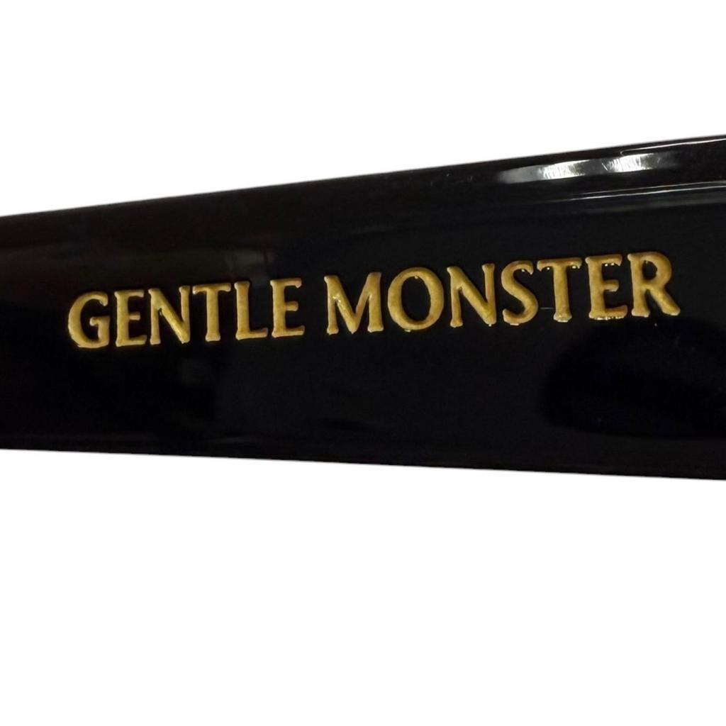 Excellent GENTLE MONSTER Sunglasses ALMA Wellington Eyewear Black Mens Used
