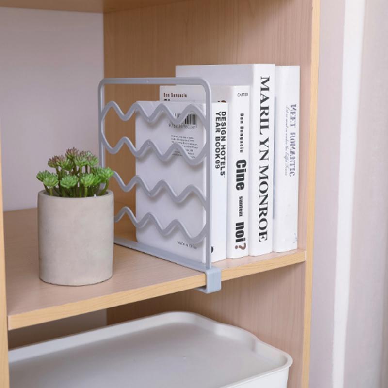 Creative Closet Shelf Dividers Wardrobe Partition Shelves Divider Clothes Wire Shelving Storage Organizer High Quality Home